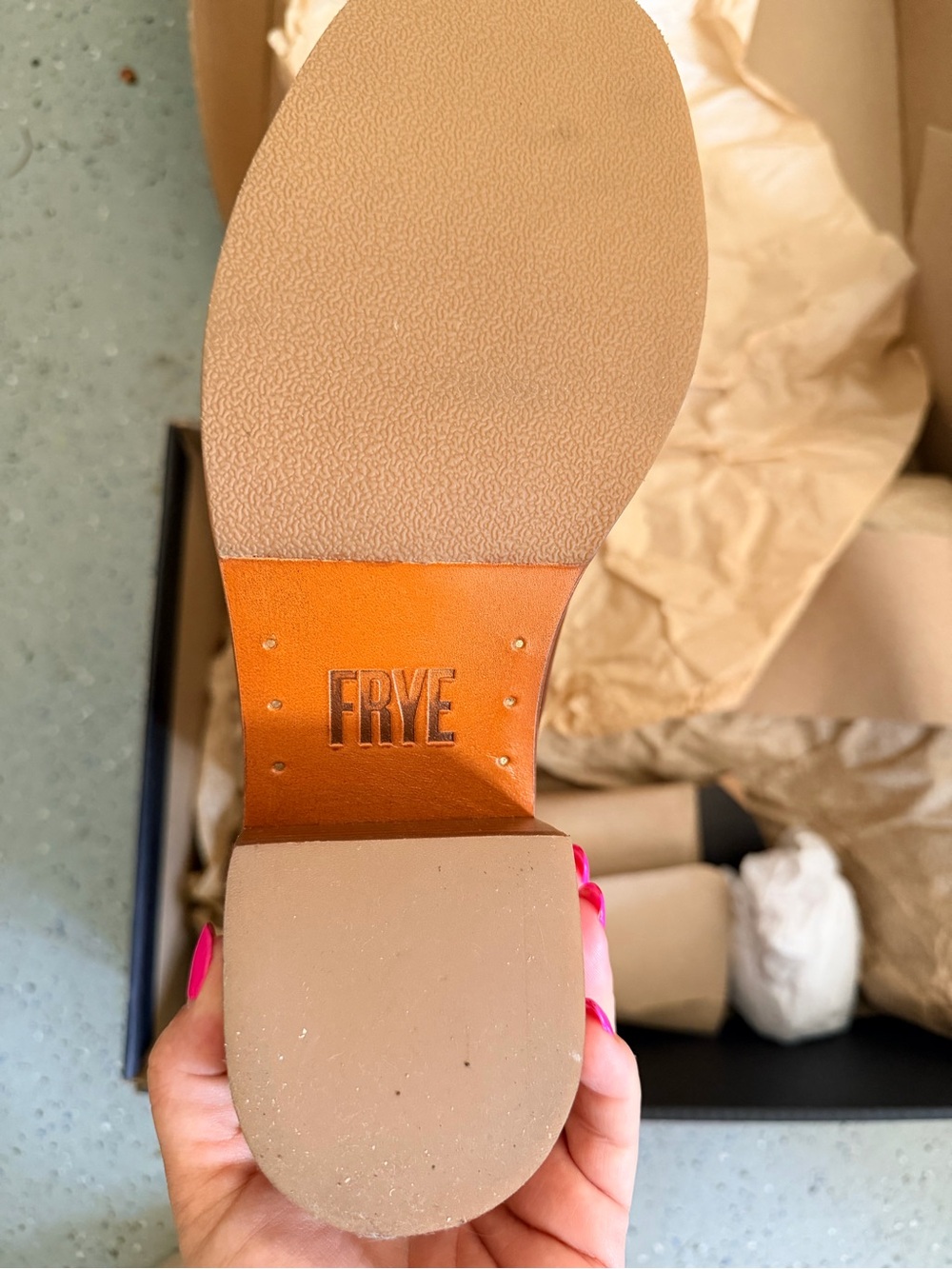 Frye Kate deco stitch boots new in the box - Picture 3 of 4